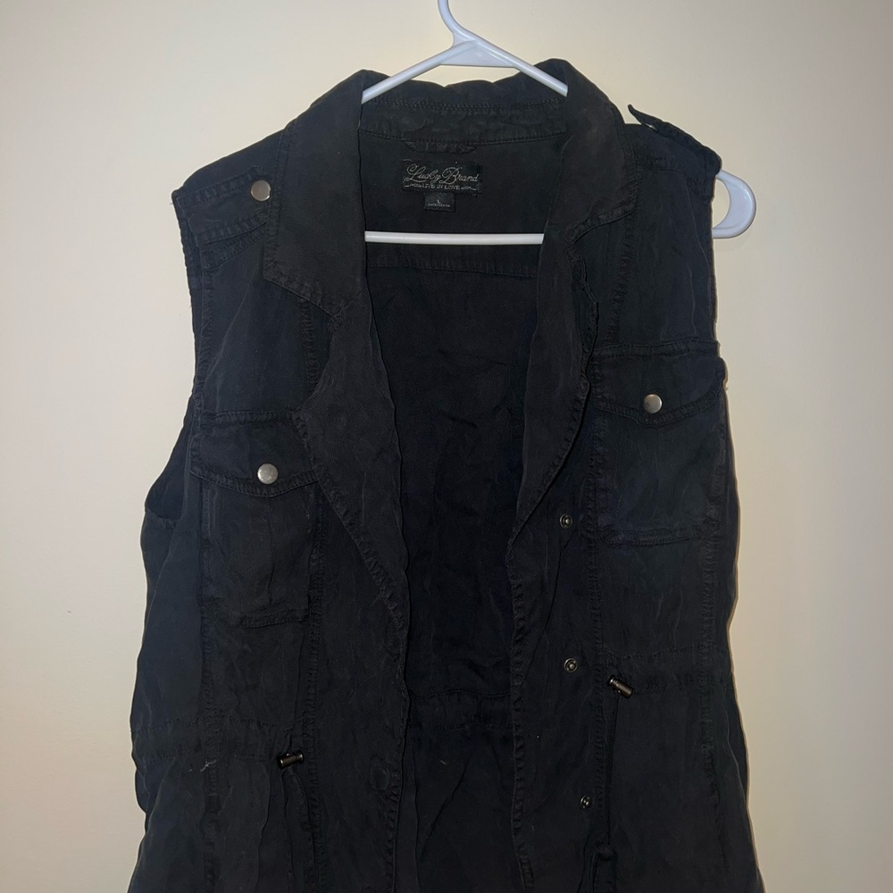 Lucky Brand Black Vest